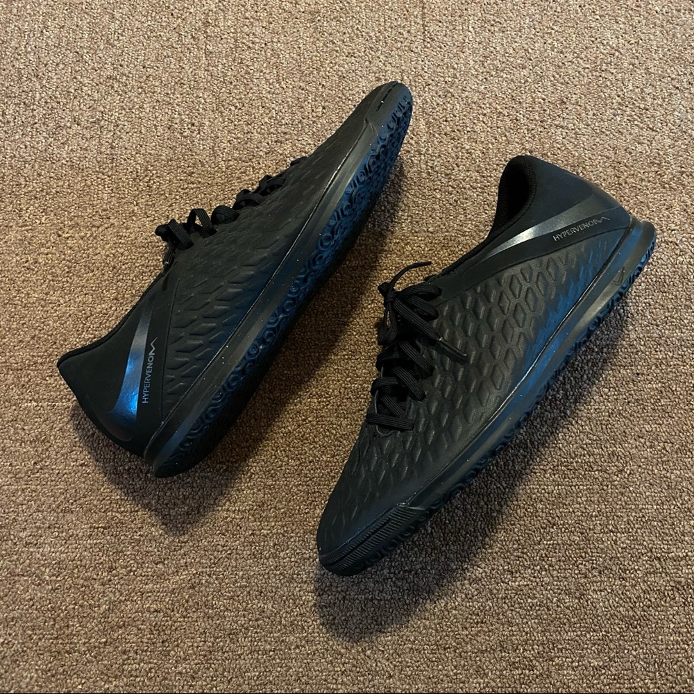 Nike | Men’s Hypervenom X Indoor Shoes Black  -Size 11.5